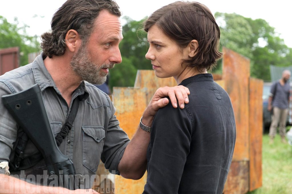 the walking dead rick maggie