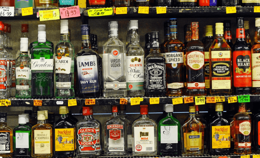 Beaucoup d'alcool