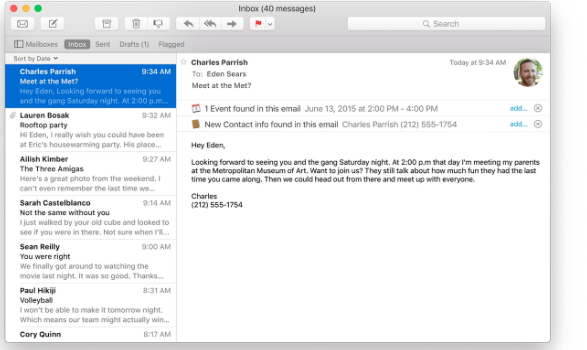Un mail groupé, c'est plus simple
