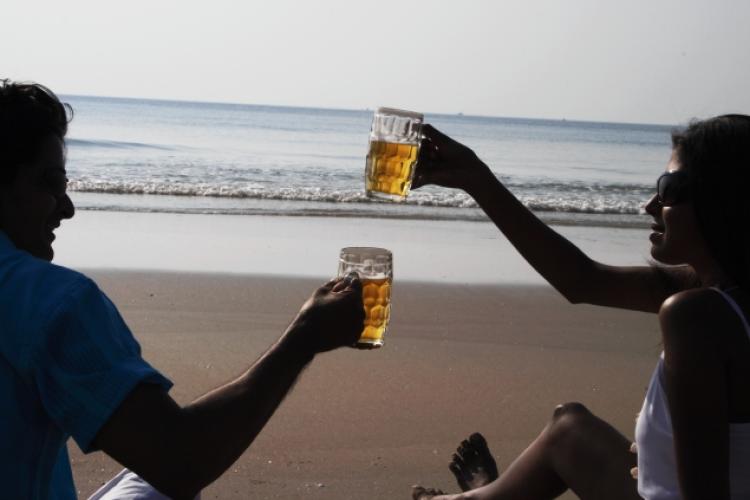 Un début de soirée à la plage