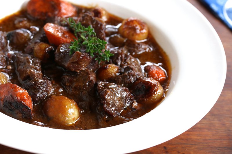 Un boeuf bourguignon fait par maman