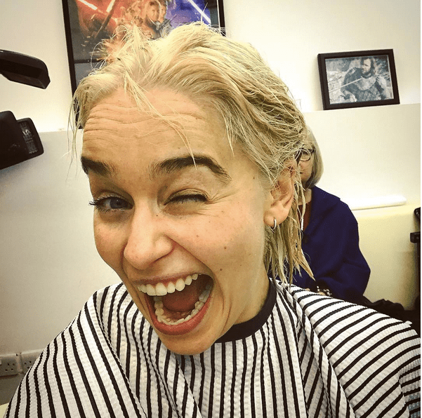 daenerys emilia clarke cheveux