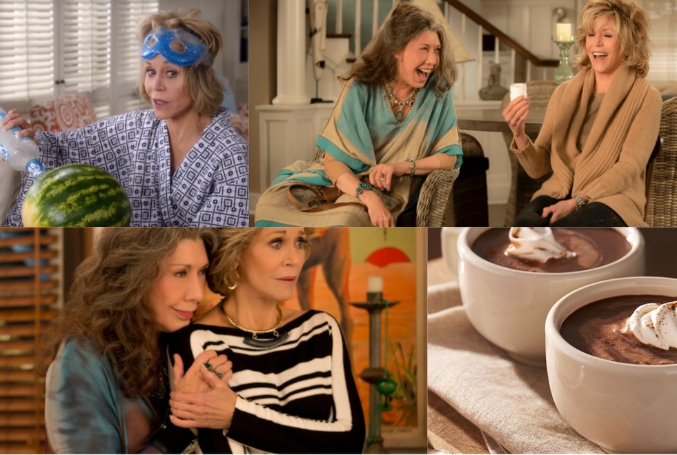 Take a cup of tea avec Grace & Frankie et découvre où tu seras dans 30 ans
