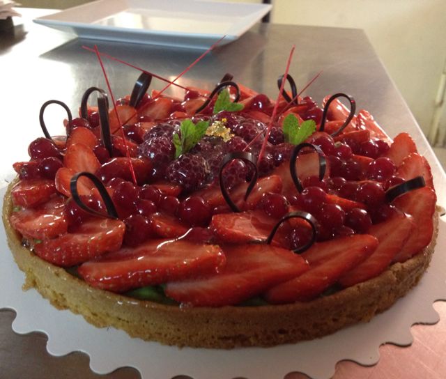 Une tarte aux fruits rouges 