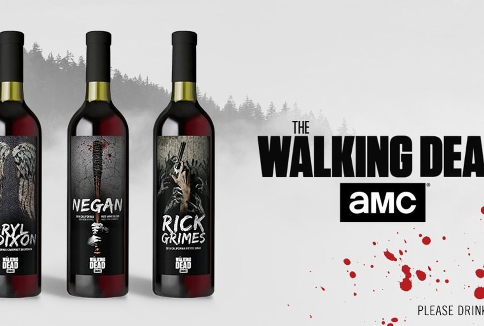 The Walking Dead lance des bouteilles de vin à l’effigie de Rick, Daryl & Negan