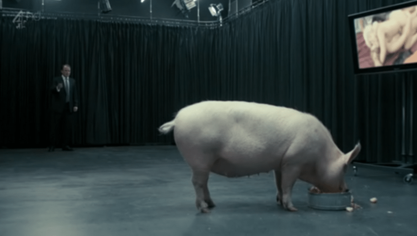 black mirror national anthem 1x1 cochon