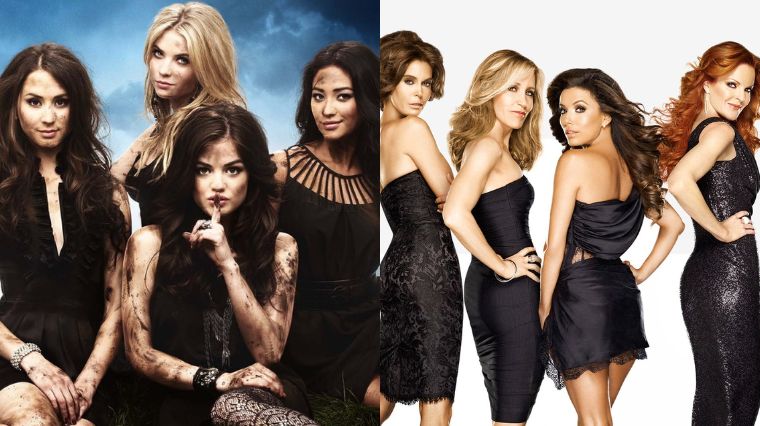 Les séries Pretty Little Liars et Desperate Housewives.