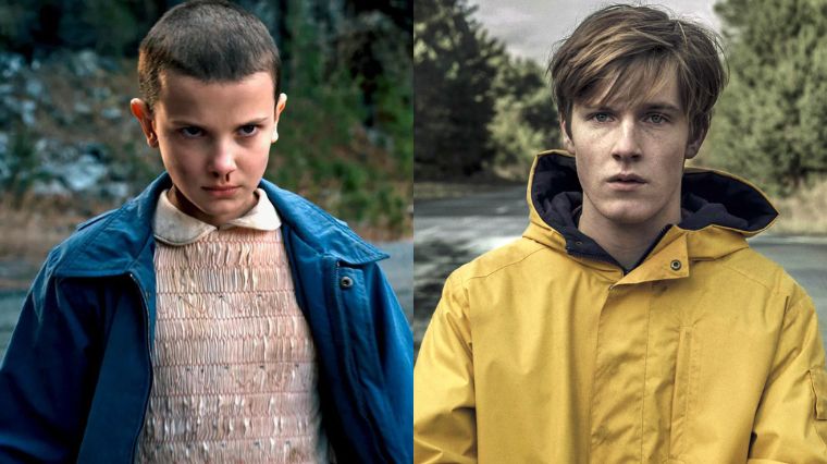 Les séries Stranger Things et Dark.