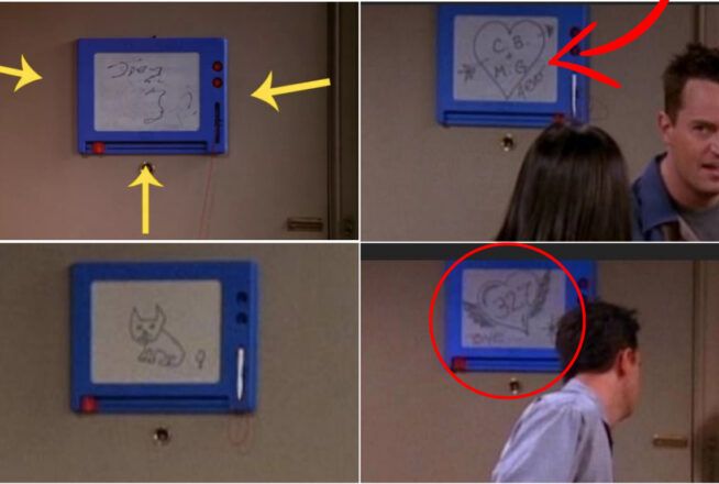 Friends : les messages cachés derrière le tableau de Joey et Chandler