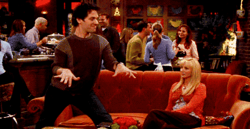 mike Phoebe friends gif