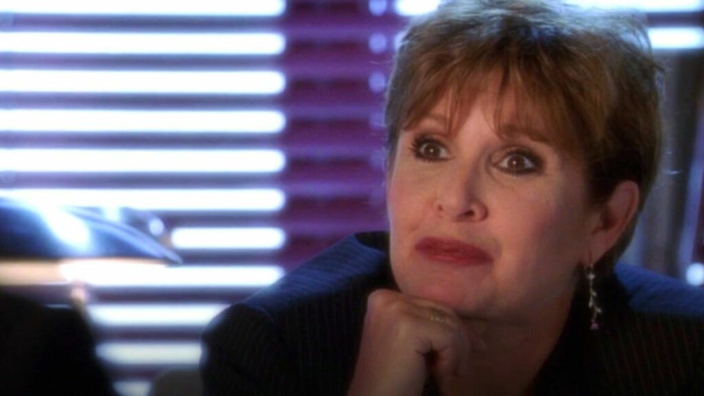 L'actrice Carrie Fisher a fait une apparition dans la série Smallville