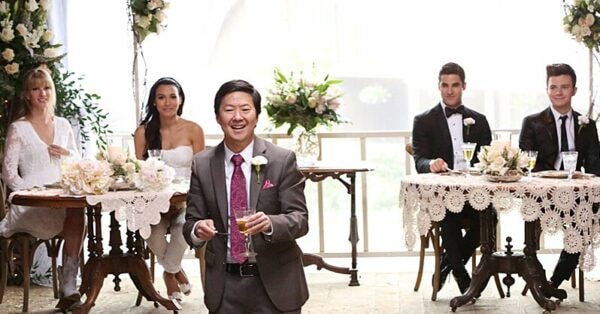 Santana and Brittany: Kurt and Blaine - Glee