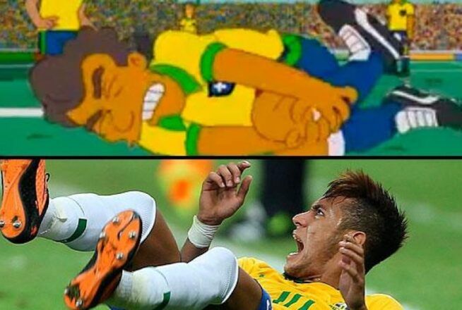 Comment Les Simpson ont prédit l&rsquo;attitude de Neymar à la Coupe du Monde 2018