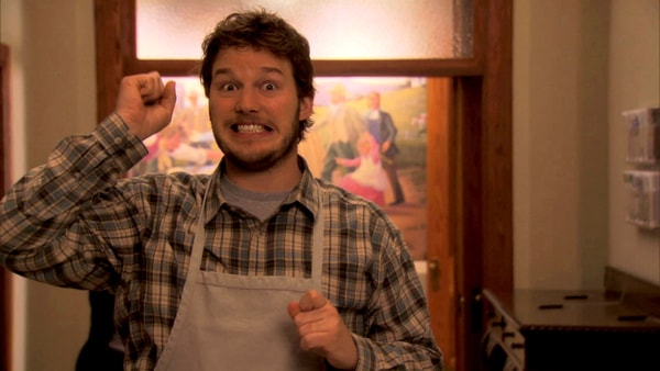 ANDY CHRIS PRATT PARKS AND RECREATION
