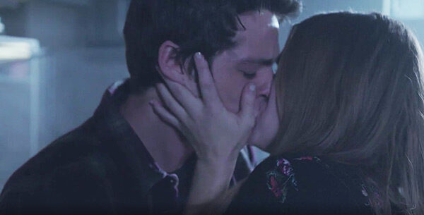 stiles lydia teen wolf premier baiser