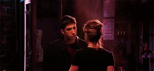 Ross et Rachel de Friends