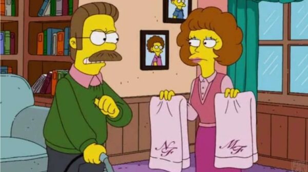 ned maude flanders les simpson