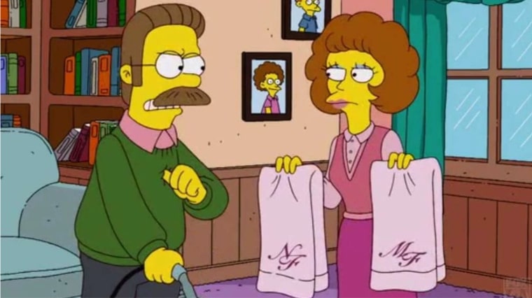 ned maude flanders les simpson