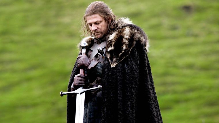 Ned Stark dans le premier épisode de Game of Thrones.