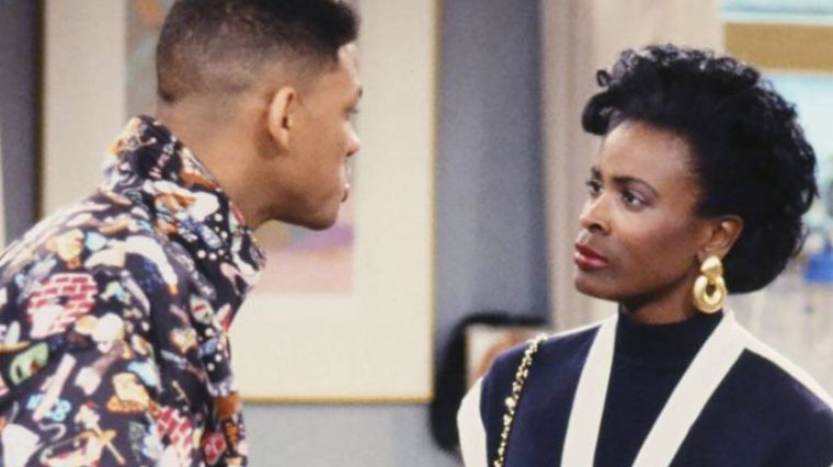 Will Smith et Janet Hubert dans Le Prince de Bel-Air.