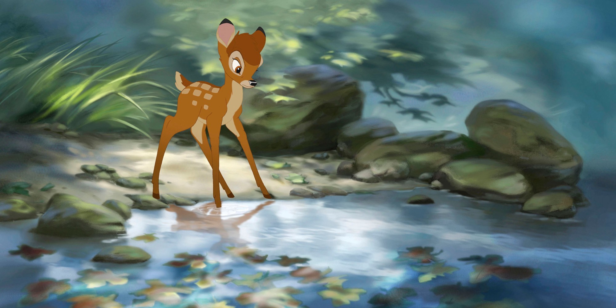 La forêt dans Bambi 