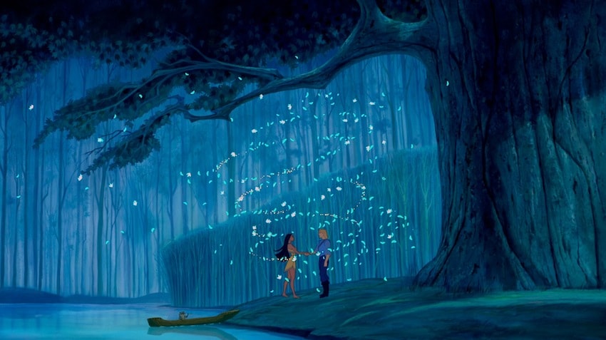 Les arbres dans Pocahontas 