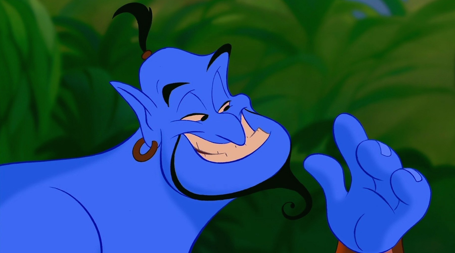 8. Blue Hair Genie Aladdin Costume - wide 6