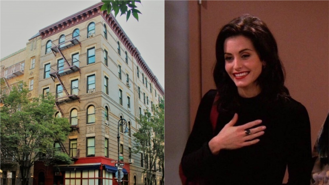 Friends : 15 ans après, Courteney Cox retourne devant l&rsquo;immeuble de la série culte !