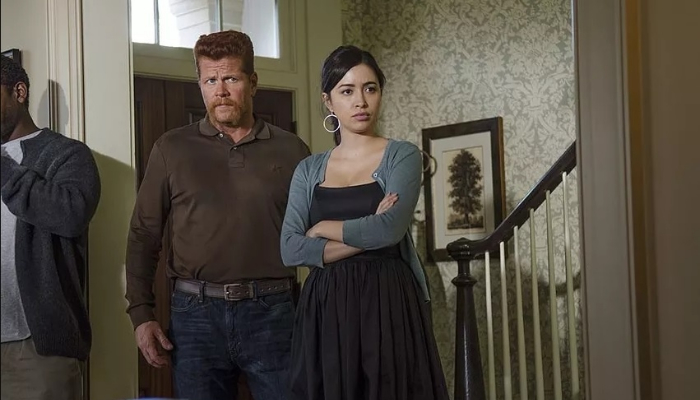 Le couple Abraham et Rosita dans The Walking Dead