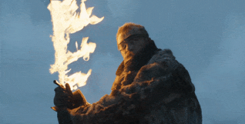 L'épée enflammée de Beric