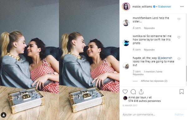 Maisie Williams Sophie Turner