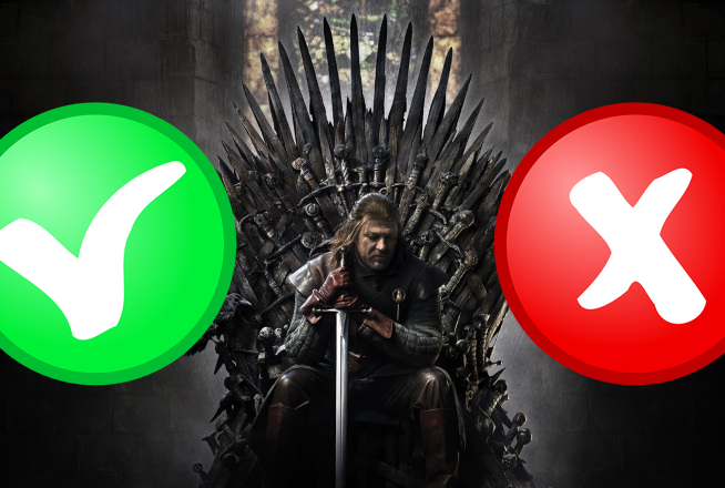Tes préférences Game of Thrones nous diront si tu vas t&rsquo;asseoir sur le trône de Fer