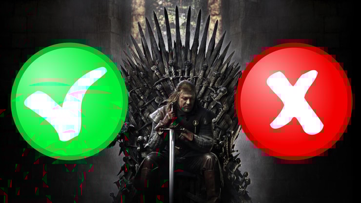 Tes préférences Game of Thrones nous diront si tu vas t'asseoir sur le trône de Fer