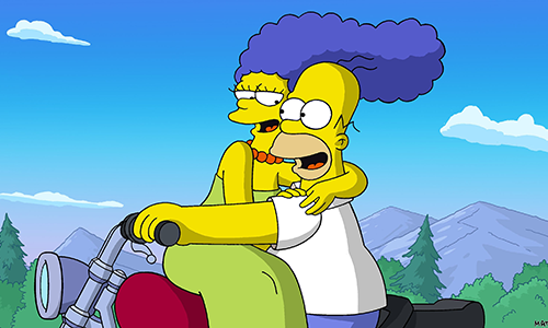 Marge et Homer 