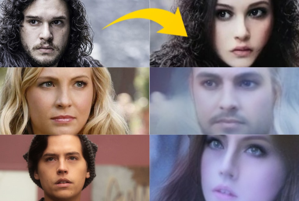 Les meilleures photos avec le filtre gender-swap des persos de séries