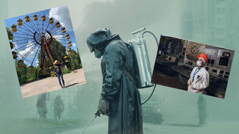 Chernobyl : des "influenceurs" font des selfies sur les lieux de la catastrophe