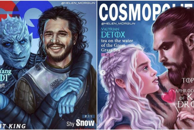 L&rsquo;après Game of Thrones : une artiste imagine de (sublimes) covers magazines des persos