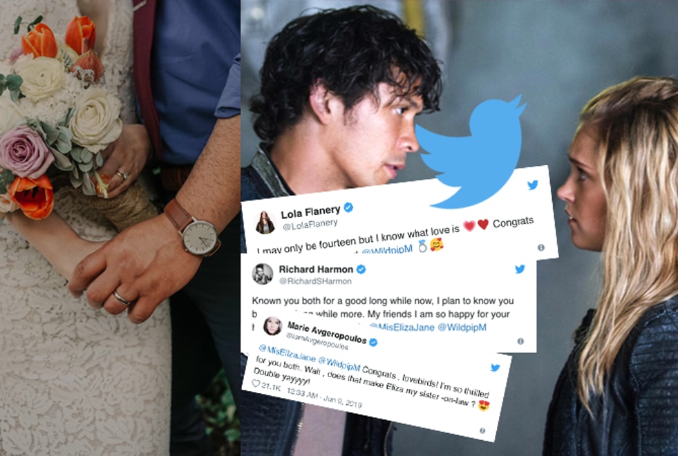 The 100 : les réactions du casting après le mariage de Bob Morley et Eliza Taylor