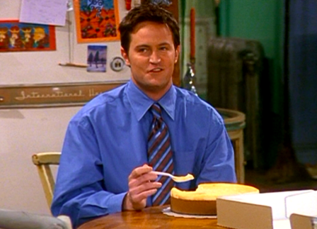 Voler le cheesecake de Chandler