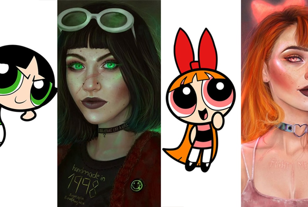 Cette artiste dessine des personnages de dessins animés cultes en version réaliste