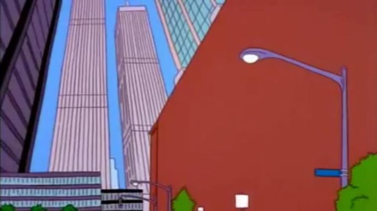 les simpson, world trade center