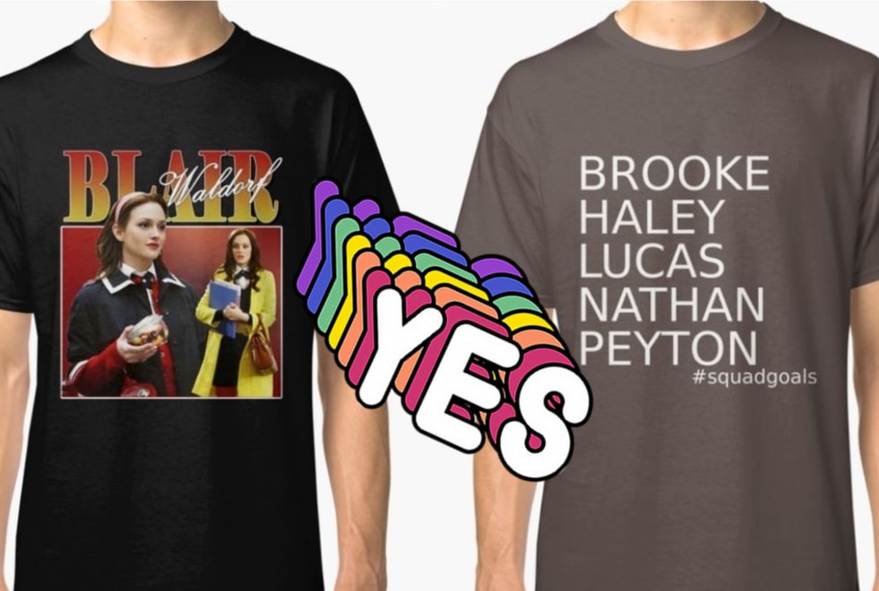 Newport Beach, Lost… Des t-shirts canons pour les fans nostalgiques de séries