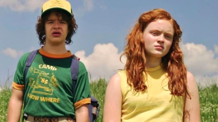 dustin max stranger things