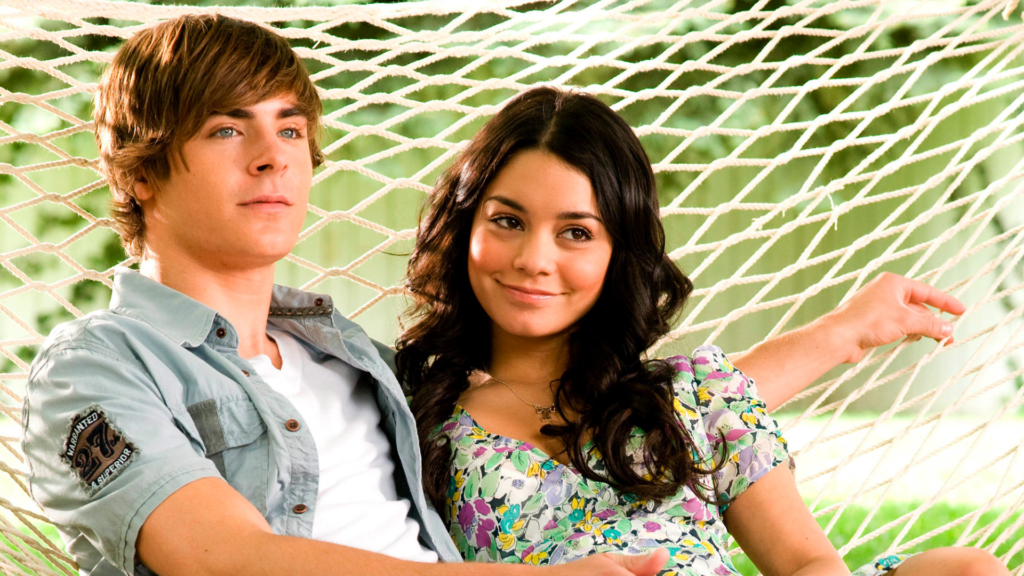 Zac Efron et Vanessa Hudgens - High School Musical