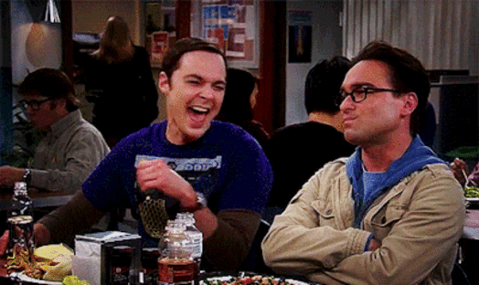 fou rire Big Bang theory gif