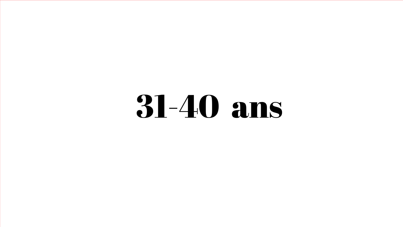 31-40 ans