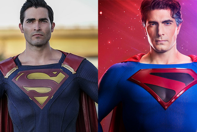 Tyler Hoechlin et Brandon Routh enfilent leur costume de Superman pour une photo inédite