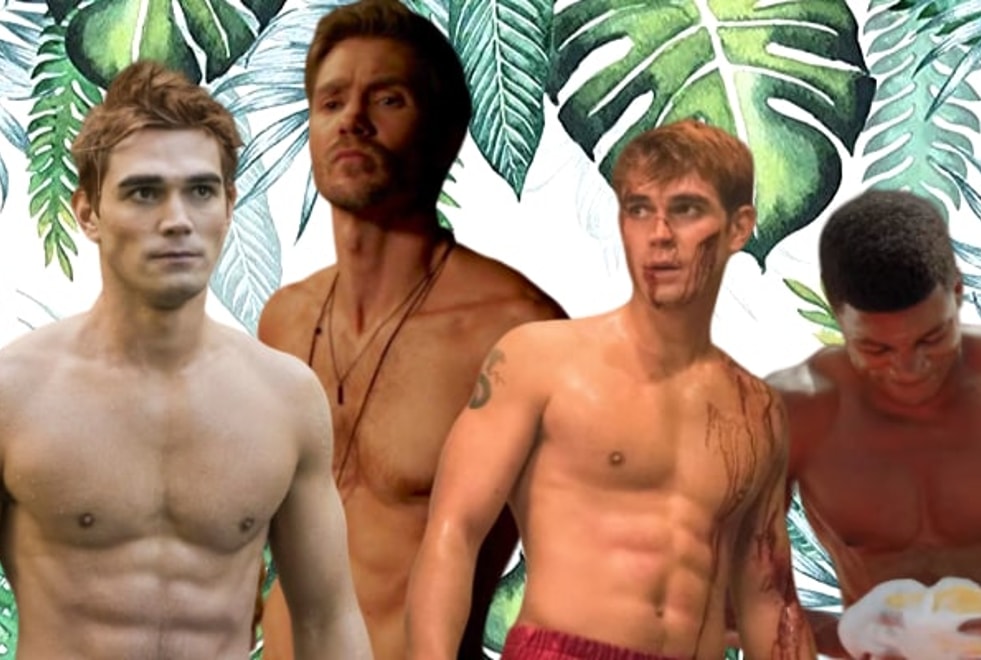 Top ridicule mais assumé des mecs de Riverdale torses nus