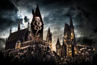 Le spectacle Dark Arts at Hogwarts Castle