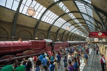 Visiter la gare de Hogsmeade 